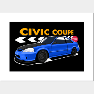 Civic Coupe JDM Cars Posters and Art